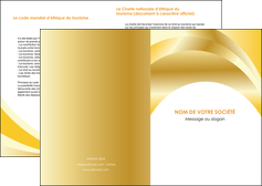 creer modele en ligne depliant 2 volets  4 pages  bijouterie dore brillant classe MLGI56863