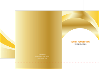 imprimer pochette a rabat bijouterie dore brillant classe MLGI56871