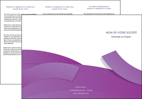 creation graphique en ligne depliant 3 volets  6 pages  violet fond violet violet pastel MLGI56935