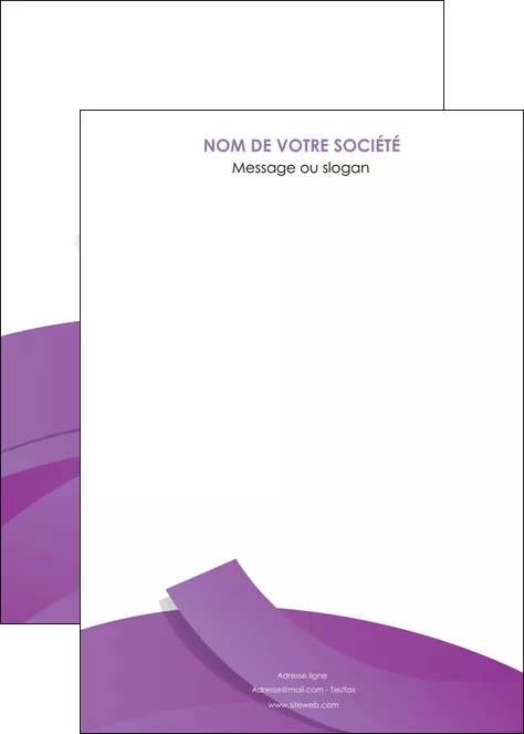 exemple affiche violet fond violet violet pastel MLGI56953