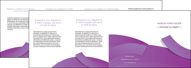 personnaliser maquette depliant 4 volets  8 pages  violet fond violet violet pastel MLIP56957