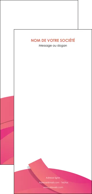 faire modele a imprimer flyers orange rose couleur MLGI57167