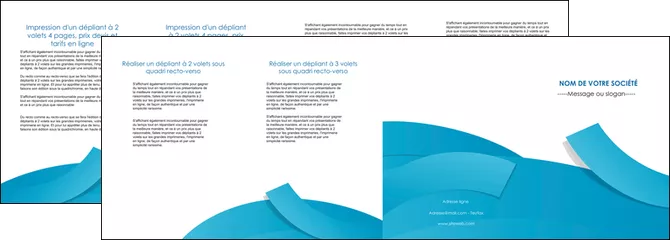 exemple depliant 4 volets  8 pages  bleu bleu pastel fond bleu pastel MLGI57221