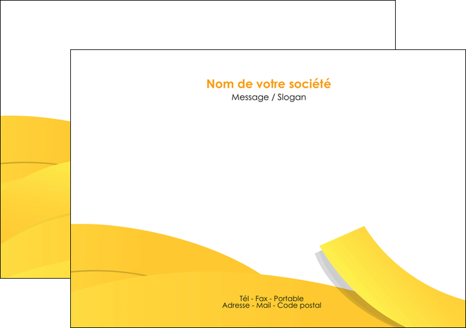 creation graphique en ligne flyers jaune fond colore fond jaune MLIP57357