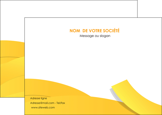 creer modele en ligne flyers jaune fond colore fond jaune MLIP57361