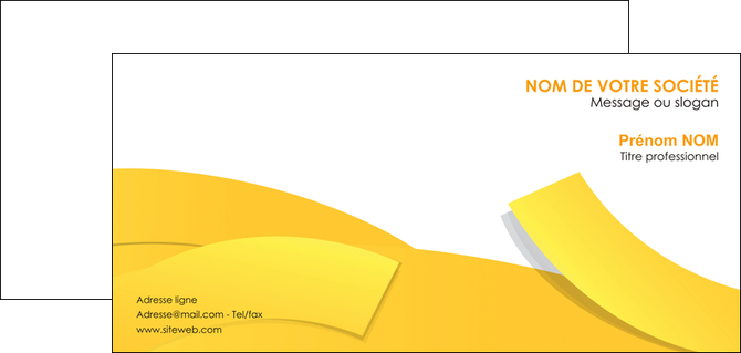 maquette en ligne a personnaliser carte de correspondance jaune fond colore fond jaune MLGI57371