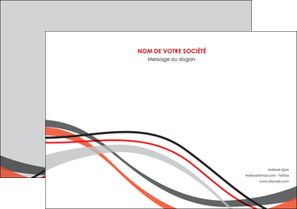 faire flyers web design gris rouge fond gris MLGI57405