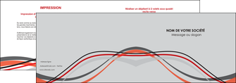 maquette en ligne a personnaliser depliant 2 volets  4 pages  web design gris rouge fond gris MLGI57421