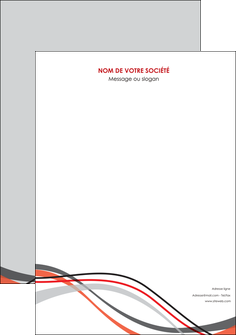 personnaliser maquette affiche web design gris rouge fond gris MLGI57435