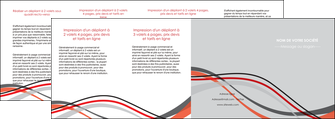 imprimerie depliant 4 volets  8 pages  web design gris rouge fond gris MLGI57443