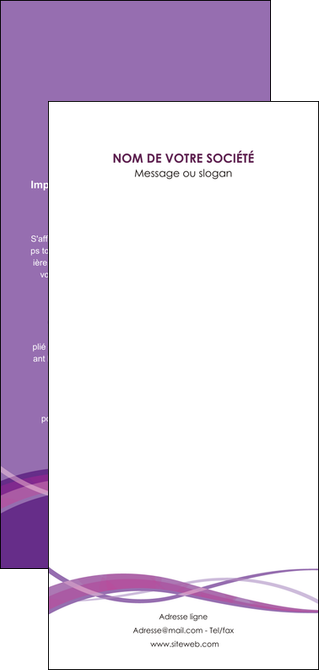 exemple flyers violet fond violet courbes MLIP57785