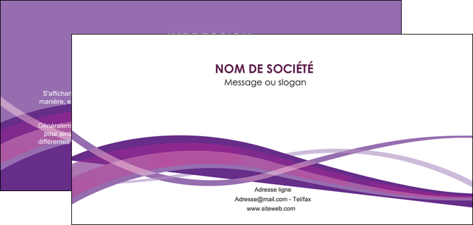 modele flyers violet fond violet courbes MLGI57797