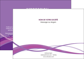maquette en ligne a personnaliser affiche violet fond violet courbes MIF57807