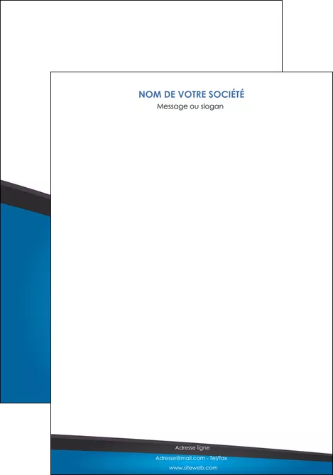 modele en ligne affiche bleu fond bleu couleurs froides MIFBE57851