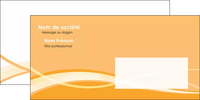 creer modele en ligne enveloppe orange pastel fond pastel tendre MLGI58215