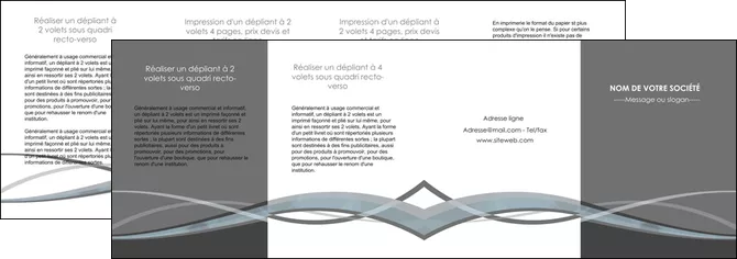 faire depliant 4 volets  8 pages  gris fond gris vecteur MLGI58391