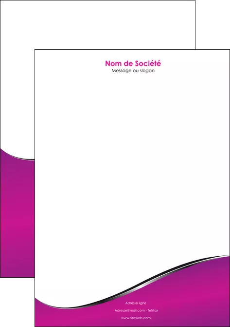 imprimerie tete de lettre violet fond violet colore MLIGLU58661