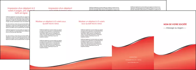 creation graphique en ligne depliant 4 volets  8 pages  rouge rouille colore MLGI58733