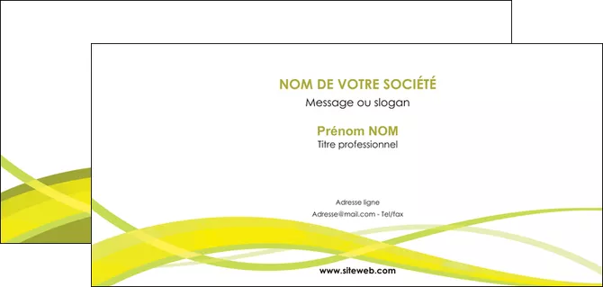personnaliser maquette carte de correspondance espaces verts vert vert pastel fond vert MLGI58751