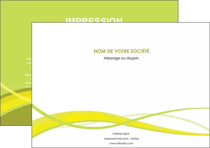 cree affiche espaces verts vert vert pastel fond vert MIFBE58769