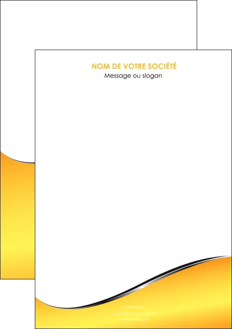 imprimer affiche jaune fond jaune colore MLIGLU58909