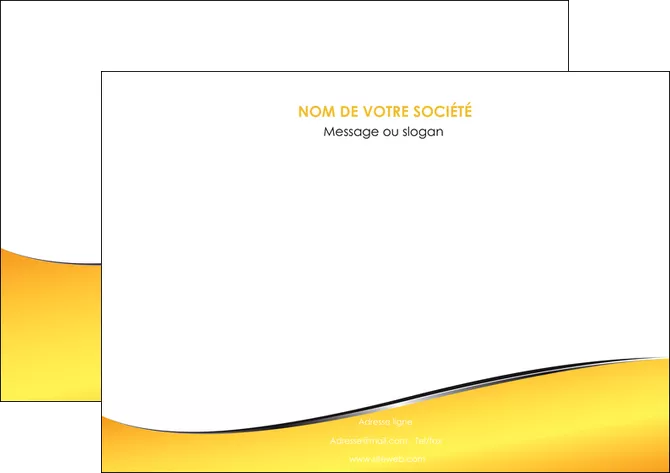 exemple affiche jaune fond jaune colore MIFBE58927