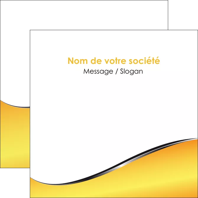 personnaliser modele de flyers jaune fond jaune colore MLIGCH58941