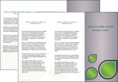creation graphique en ligne depliant 3 volets  6 pages  espaces verts gris vert feuilles MLGI59153