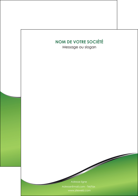 modele en ligne flyers vert fond vert colore MLGI59241