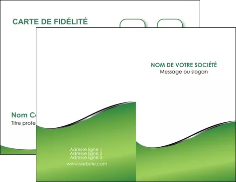 imprimerie carte de visite vert fond vert colore MIFBE59249