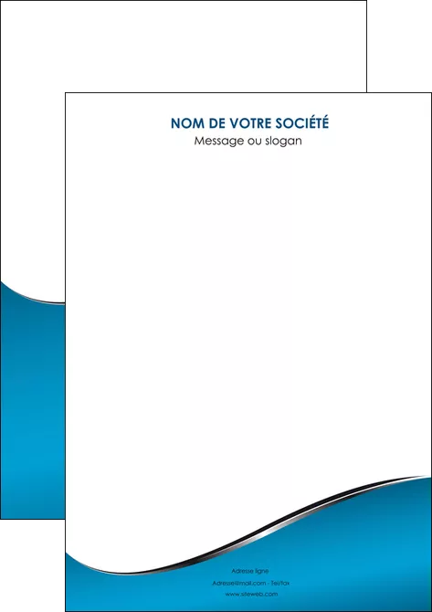 realiser affiche bleu bleu pastel fond bleu MLGI59355