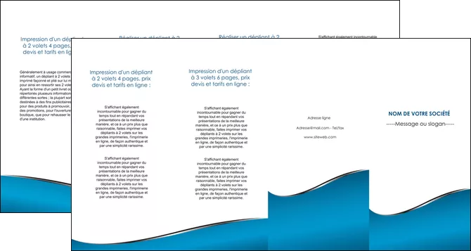 exemple depliant 4 volets  8 pages  bleu bleu pastel fond bleu MIFLU59399