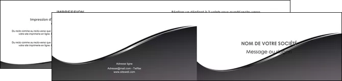 maquette en ligne a personnaliser depliant 2 volets  4 pages  web design gris fond gris noir MLGI59441