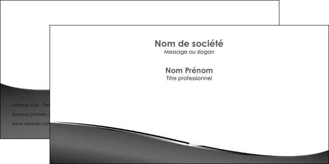 creation graphique en ligne enveloppe web design gris fond gris noir MIF59443