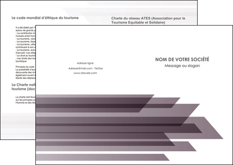 personnaliser maquette depliant 2 volets  4 pages  web design gris fond gris simple MLGI59463
