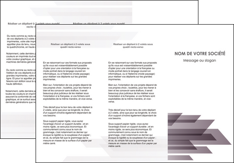 modele depliant 3 volets  6 pages  web design gris fond gris simple MLGI59483