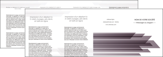 creation graphique en ligne depliant 4 volets  8 pages  web design gris fond gris simple MIFCH59505