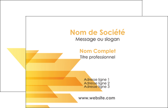 creation graphique en ligne carte de visite orange fond orange trait MIFBE59743