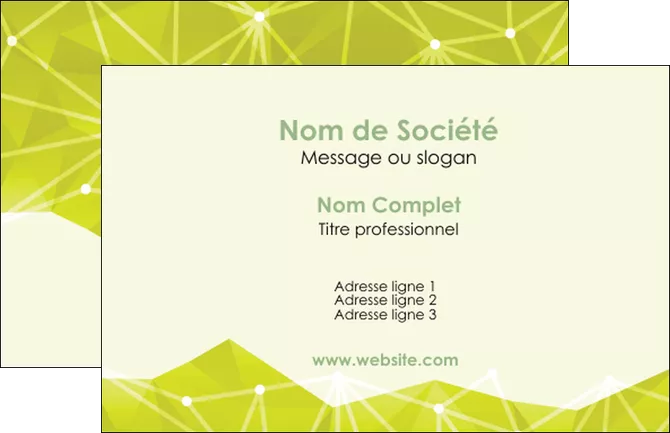 creation graphique en ligne carte de visite graphisme vert fond vert colore MLGI60033