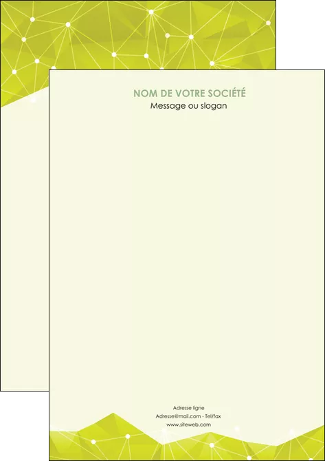 faire affiche graphisme vert fond vert colore MLGI60041