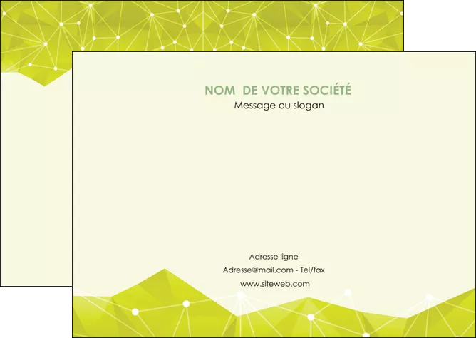 personnaliser maquette flyers graphisme vert fond vert colore MLGI60061