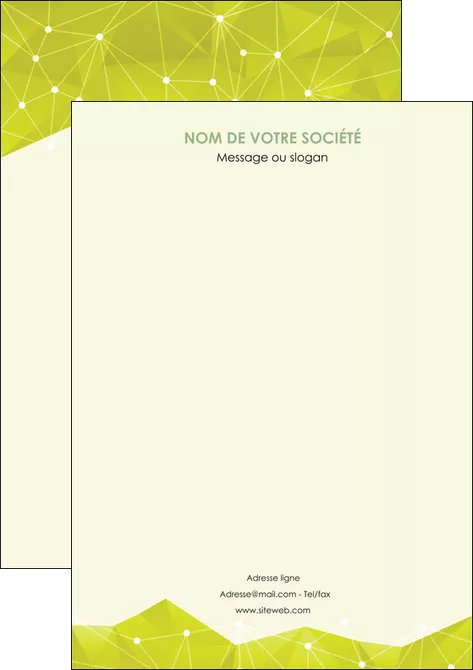 modele affiche graphisme vert fond vert colore MLGI60075