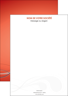 modele affiche rouge couleur rouge orange MIFBE61999