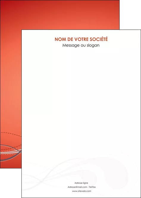 imprimer affiche rouge couleur rouge orange MLGI62041