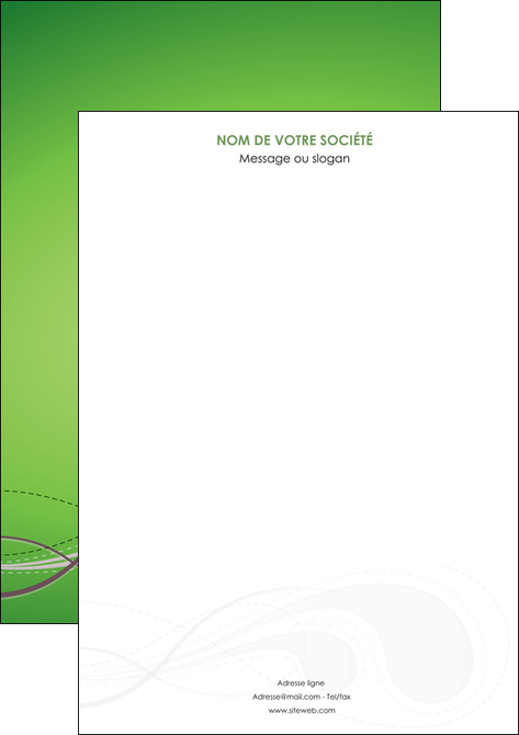 faire affiche vert abstrait abstraction MIFBE62105