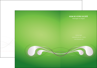 maquette en ligne a personnaliser pochette a rabat vert abstrait abstraction MIF62115