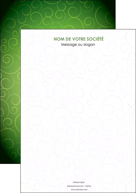 impression affiche vert vignette fonce MLGI62161