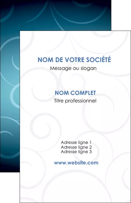 impression carte de visite abstrait arabique design MLGI62273