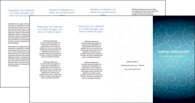 cree depliant 4 volets  8 pages  abstrait arabique design MIFBE62309