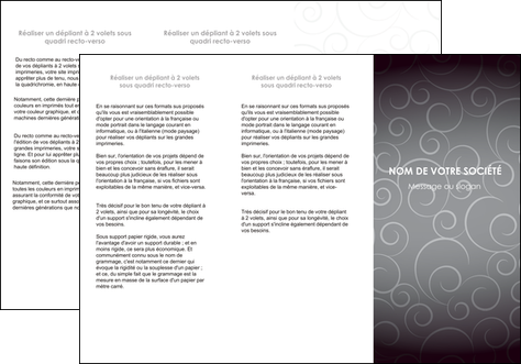 imprimer depliant 3 volets  6 pages  abstrait arabique design MIDBE62341